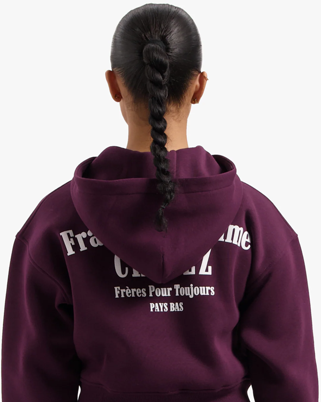 Croyez Women Fraternité Tracksuit | Burgundy - Image 5