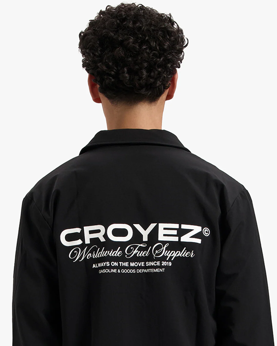CROYEZ WORLDWIDE SUPPLIER COACH JACKET | BLACK - Image 3