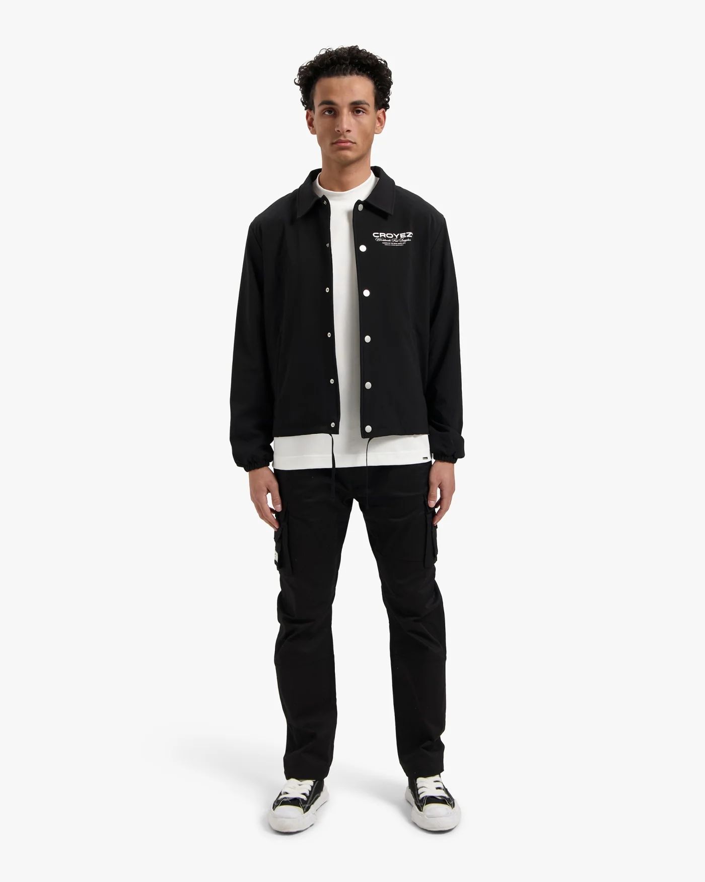 CROYEZ WORLDWIDE SUPPLIER COACH JACKET | BLACK - Image 5