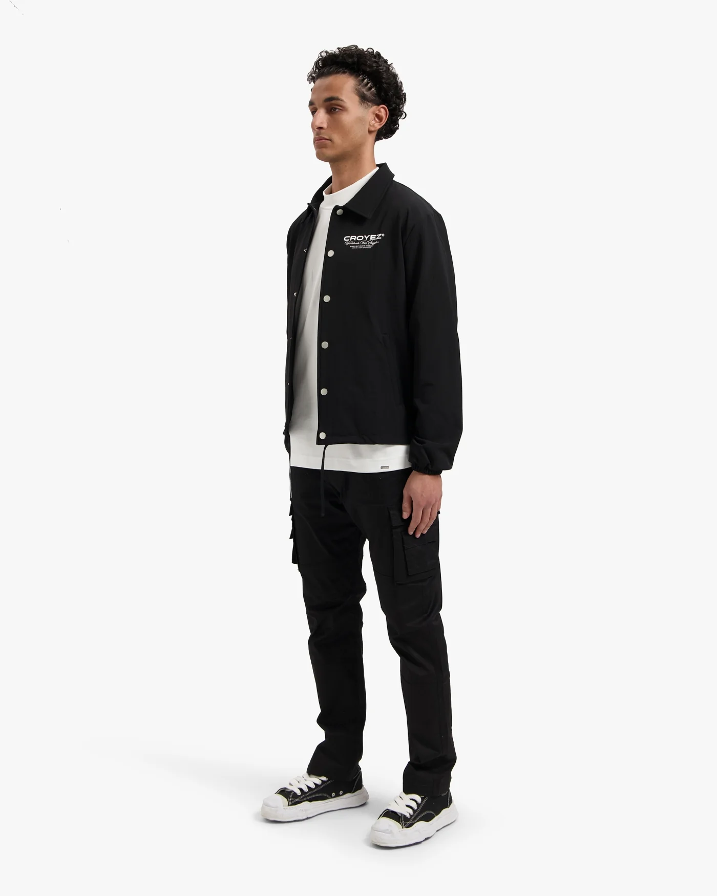 CROYEZ WORLDWIDE SUPPLIER COACH JACKET | BLACK - Image 7
