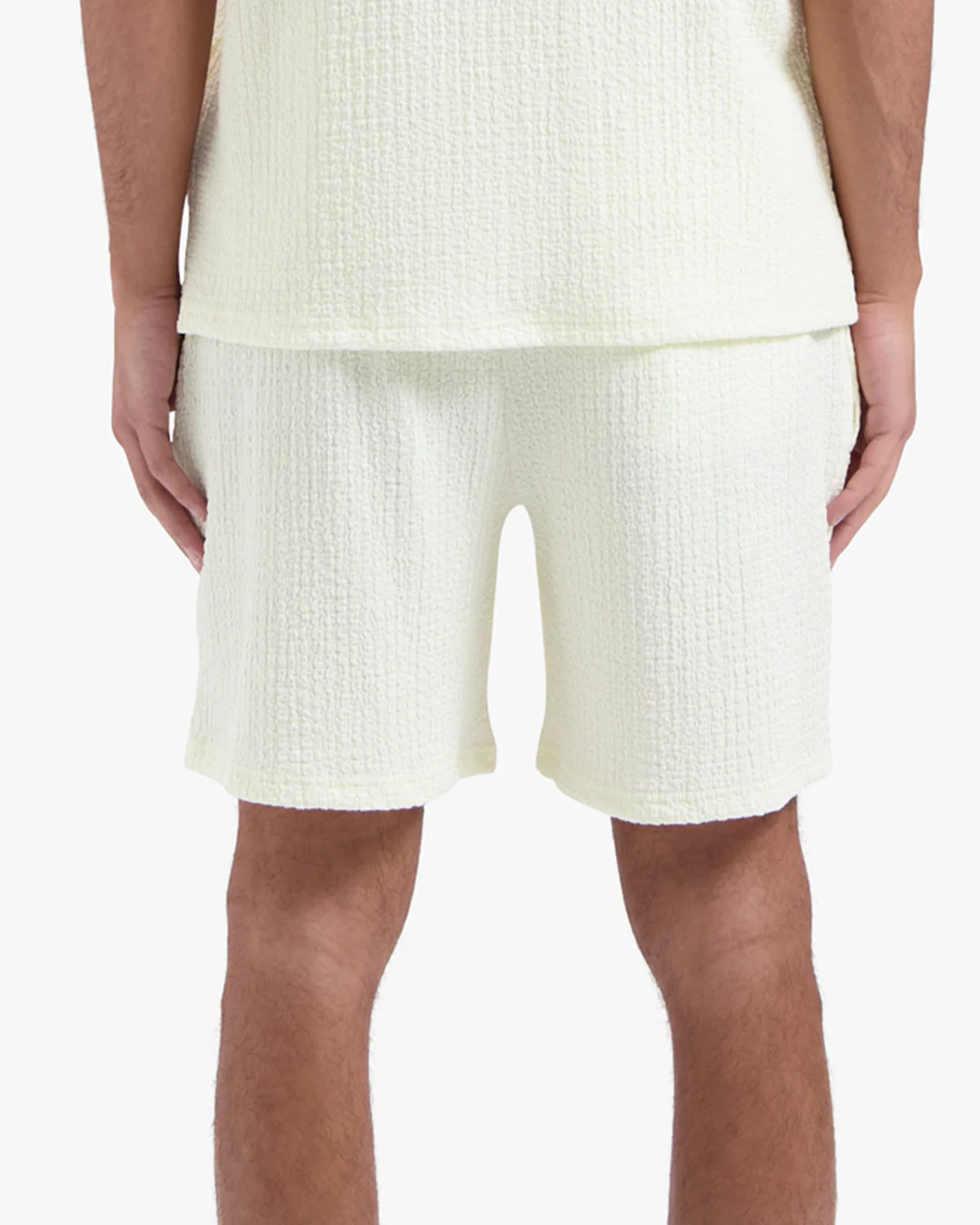 CROYEZ ZEPLIN SEERSUCKER SHORTS | OFF-WHITE - Image 4