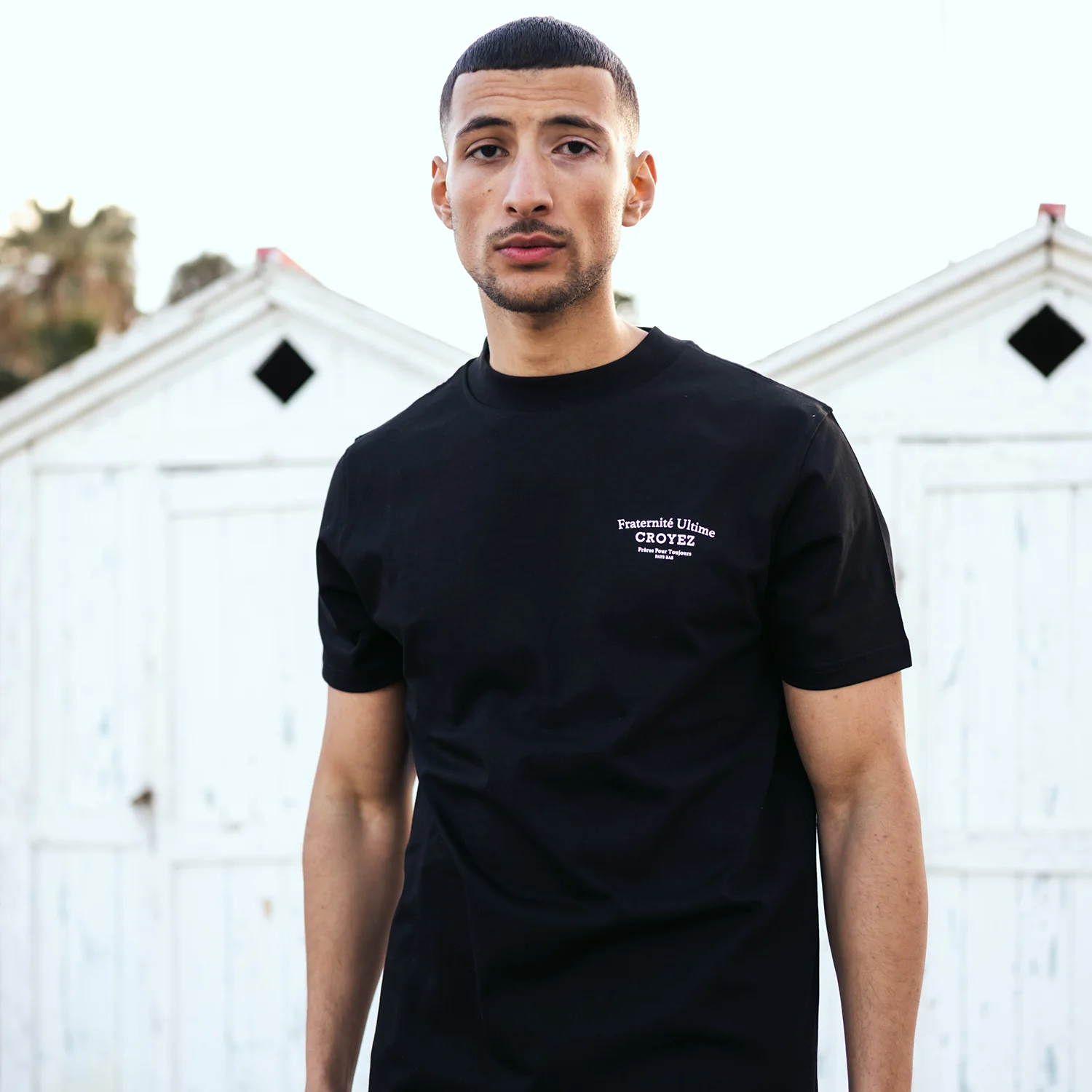 CROYEZ FRATERNITÉ T-SHIRT | BLACK/WHITE - Image 3